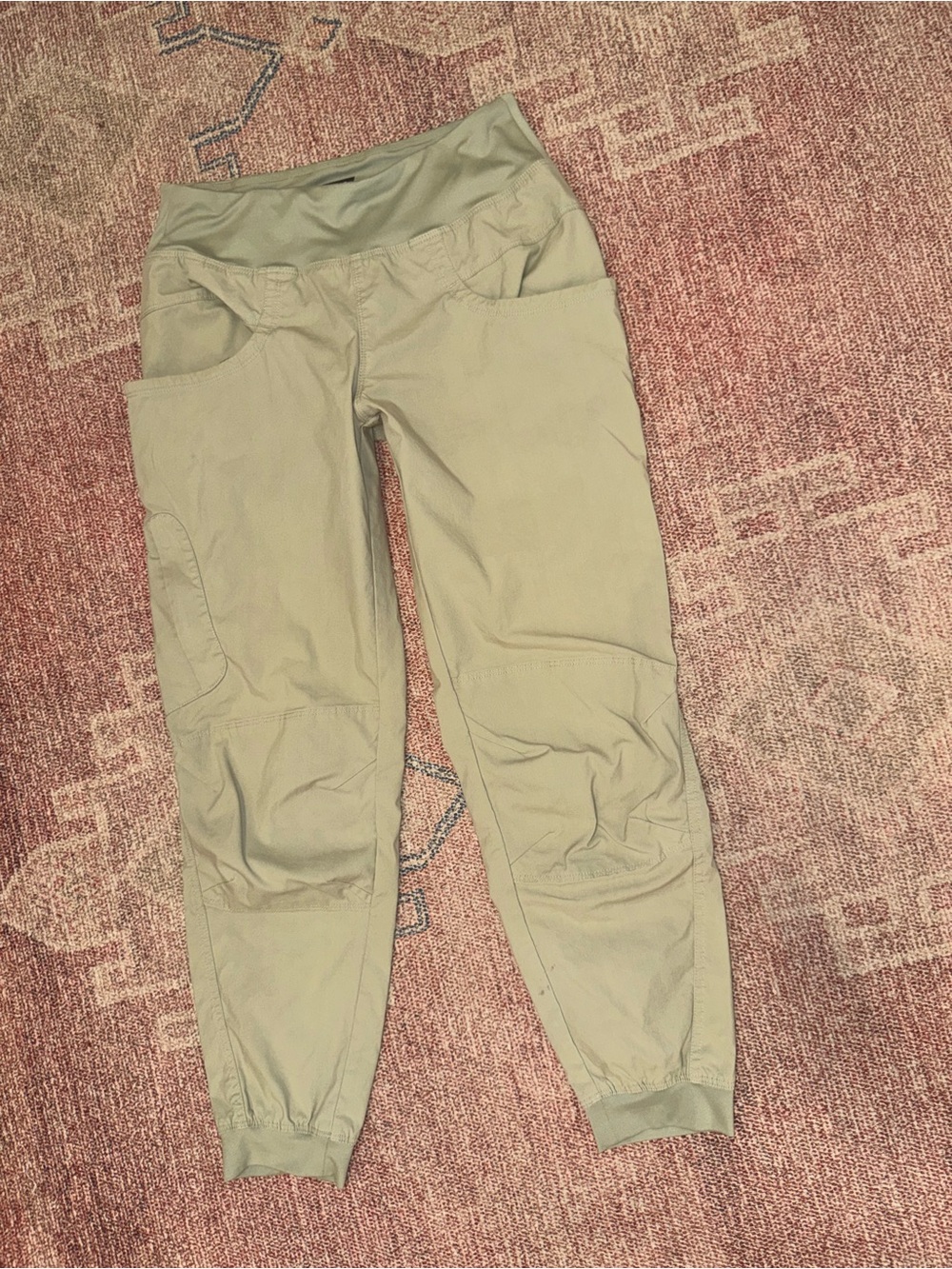 Prana sage green ripstop hiking jogger Kanab pant size medium
